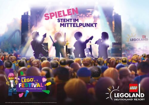 Die LEGO Gruppe und die LEGOLAND Resorts erwecken das Spielen mit einem brandneuen, aufregenden globalen Festival zum Leben, bei dem Kreativität, Spaß und Vorstellungskraft gefeiert werden.