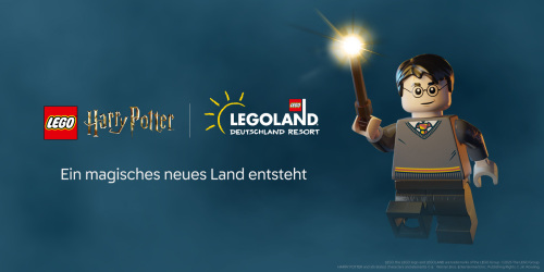Im LEGOLAND Deutschland Resort entsteht das weltweit erste LEGO Harry Potter Land, in dem Hogwarts und LEGO Steine erstmals zusammen in einem Freizeitpark erlebbar sein werden.
