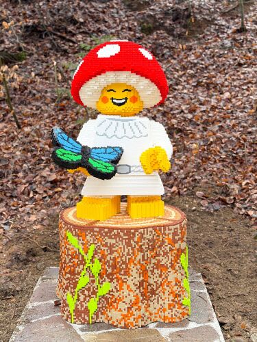 Zahlreiche neue Modelle können auf dem Weg zwischen dem LEGOLAND Feriendorf und dem Park entdeckt werden.