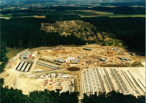 Die LEGOLAND Deutschland Baustelle im Jahr 2001 Part I. Man kann bereits erahnen, was hier vor über 20 Jahren geplant war.