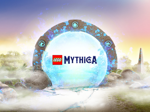 Durch das magische Portal gelangen die Besucher im LEGOLAND® Deutschland ab der Saison 2023 in den neuen Themenbereich LEGO® MYTHICA, einer Welt voller mythischer Fantasiewesen aus hunderttausenden LEGO Steinen und coolen, neuen Attraktionen.